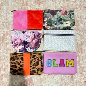 6 Ipsy makeup bags